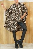 Leopard Shirt Tunic Natural /9=